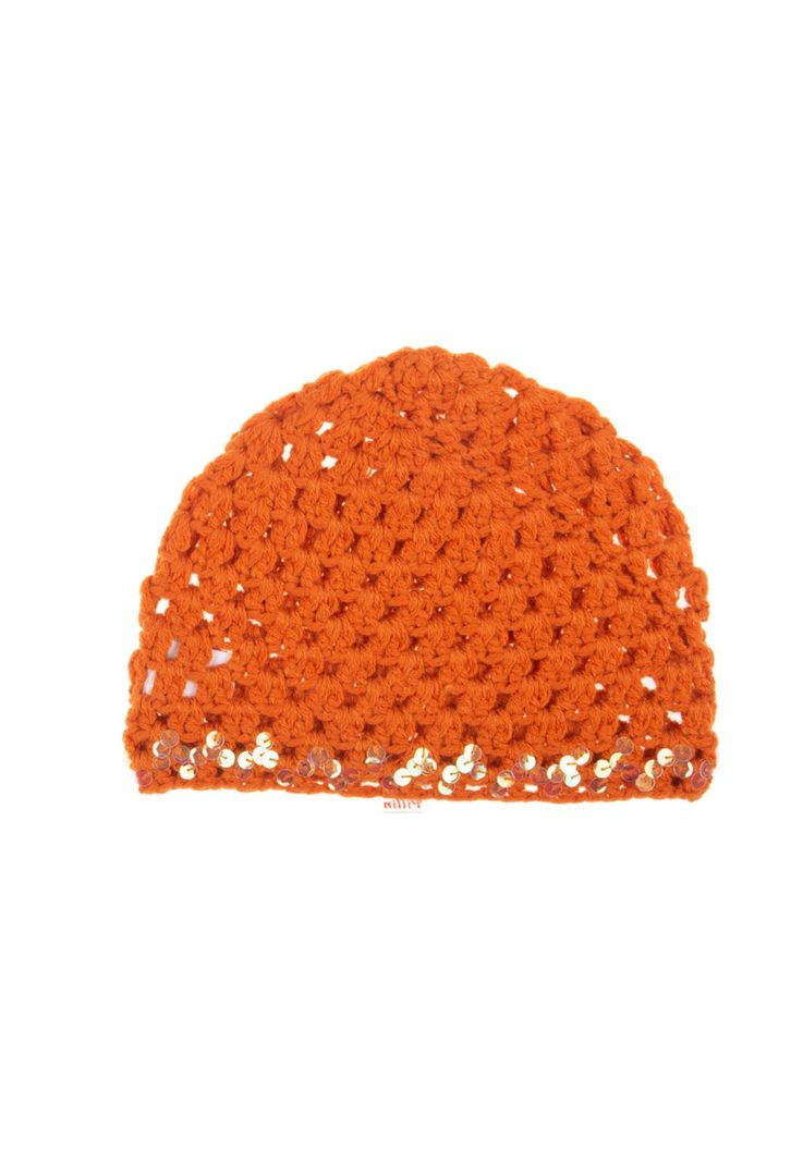 Gorro Bebe Niña Naranjo Pillín-3