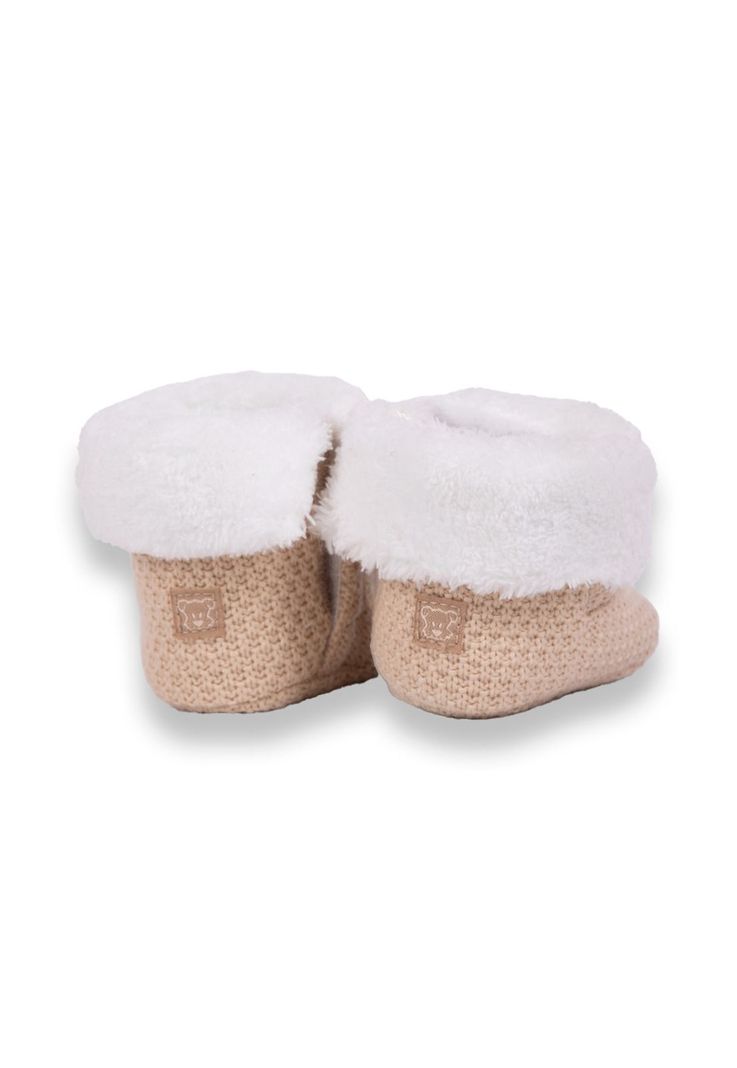 Pantufla Recién Nacido Unisex(PZB104-25BEI)-3