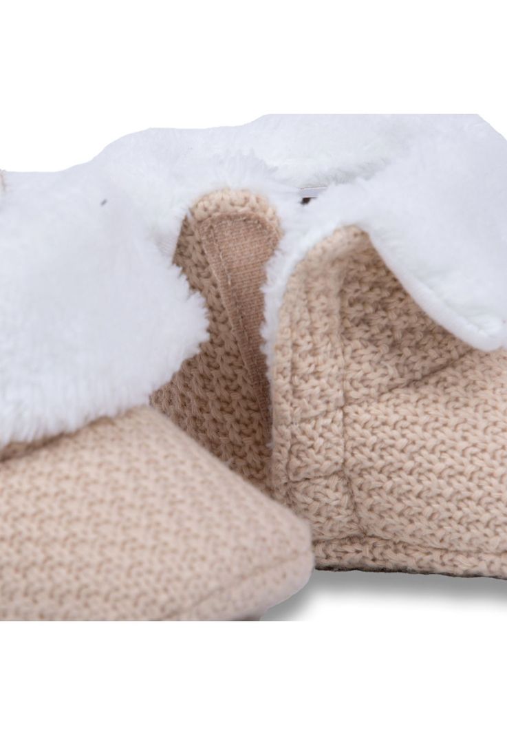 Pantufla Recién Nacido Unisex(PZB104-25BEI)-4