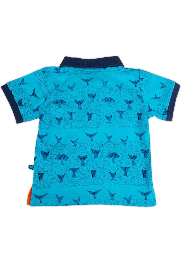 Polera Bebe Niño Turquesa Pillin-2