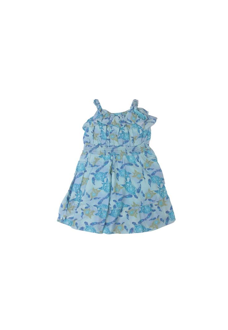 Vestido Niña Turquesa Pillin-3