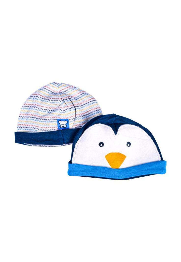 Set 2 Pzas Gorro Bebe Nino Multicolor Pillin Azul 0