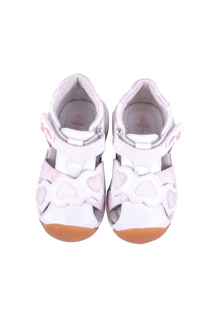 Sandalias Bebe Niña Blanco Pillin-1