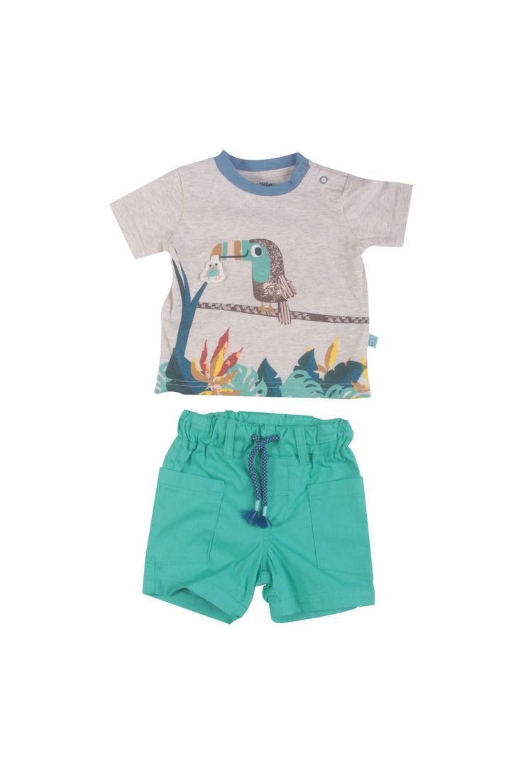 Conjunto Bebe Niño Menta Pillin-1