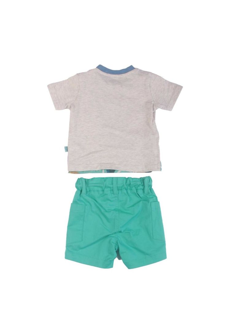 Conjunto Bebe Niño Menta Pillin-3