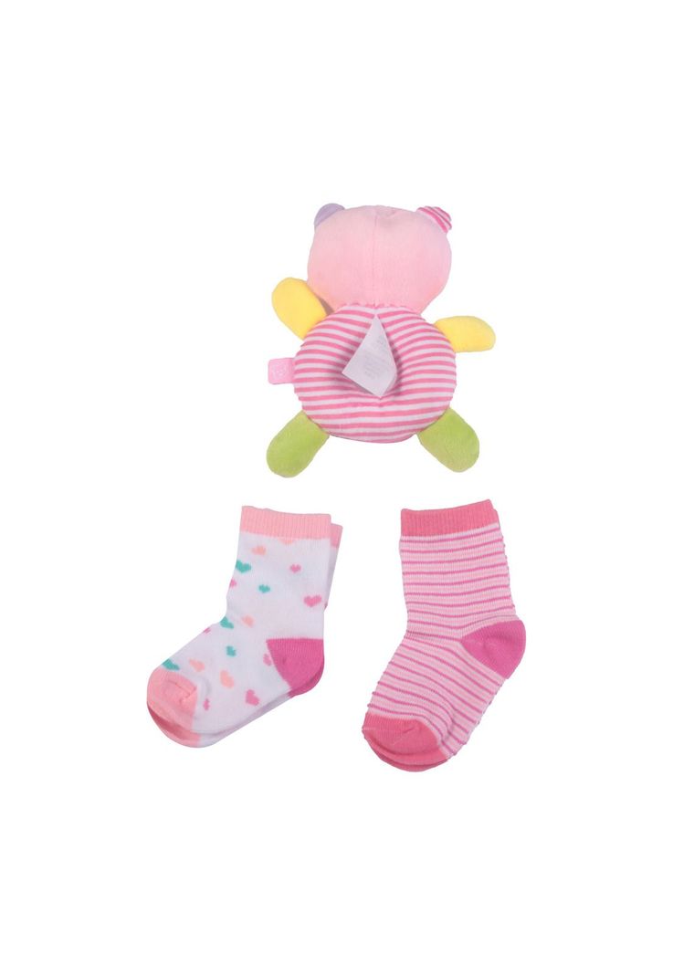 Peluche Bebe Niña Rosado Pillín-3