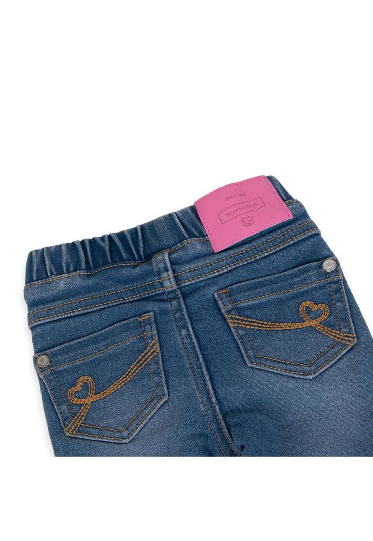Jeans Bebé Niña Denim Pillin-3