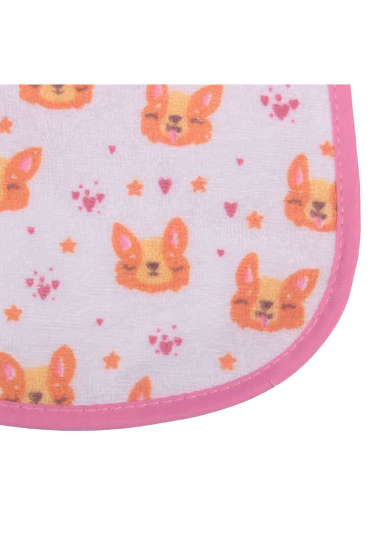  Set 2 Pzas Babero Bebe Niña Multicolor Pillín-3