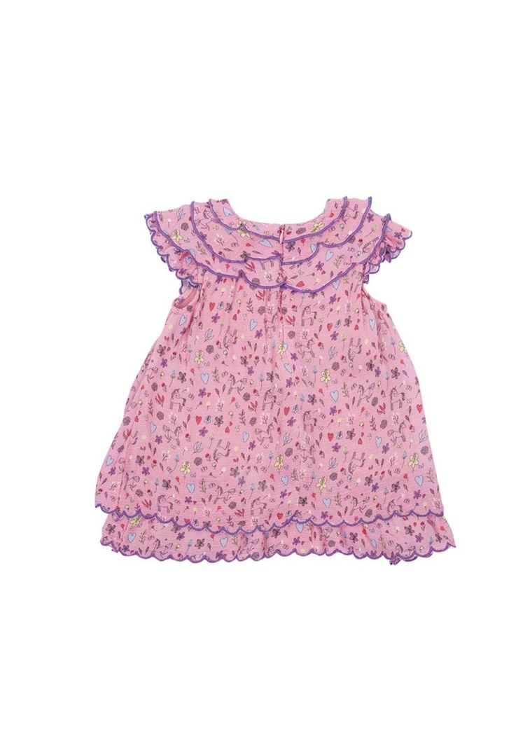 Vestido Bebé Niña Rosado Pillin-1