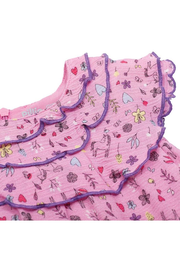 Vestido Bebé Niña Rosado Pillin-2