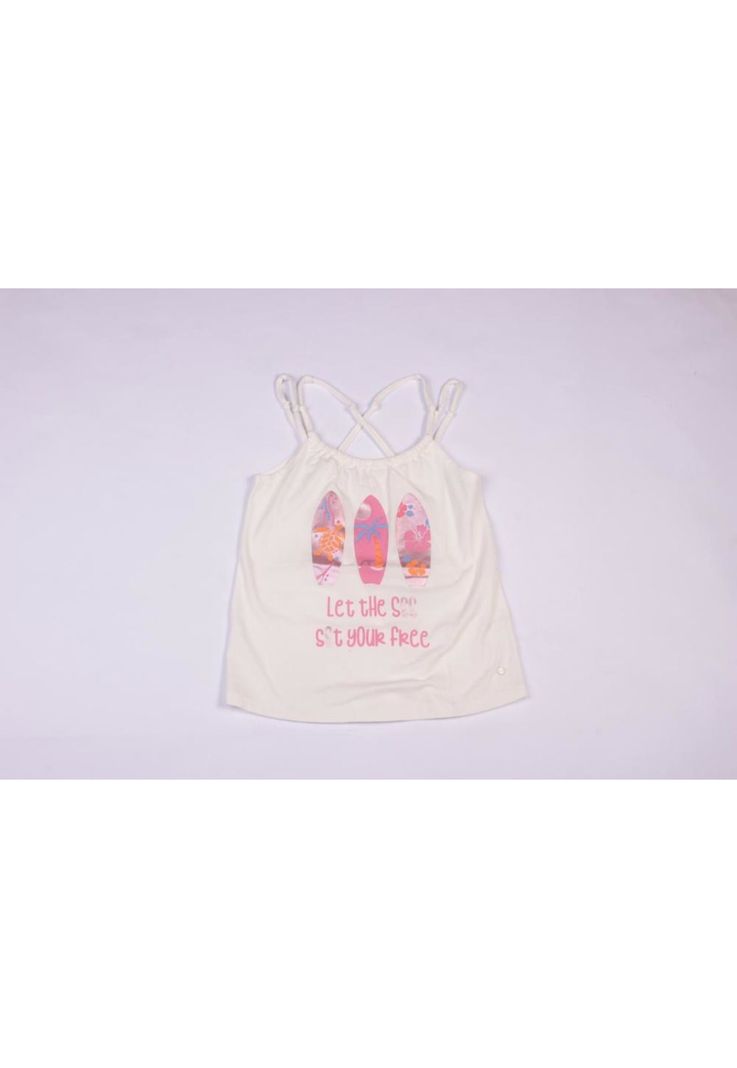 Polera Nina Blanco Pillin