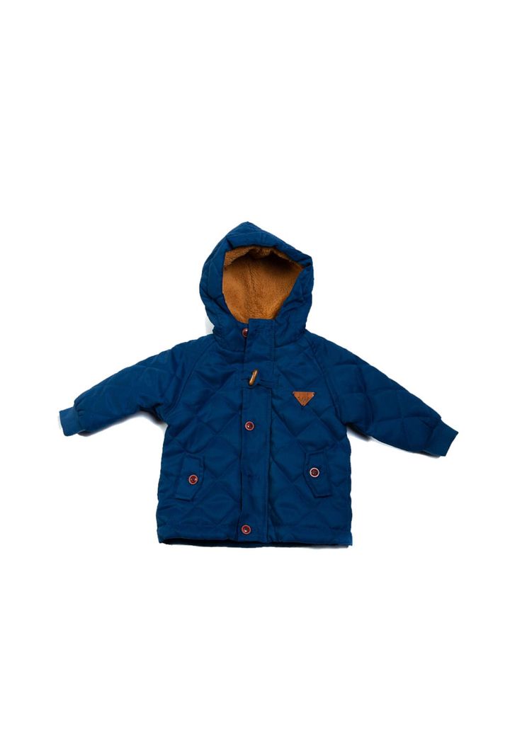 Chaqueta C/Capucha Bebé Niño Azul Pillin-0