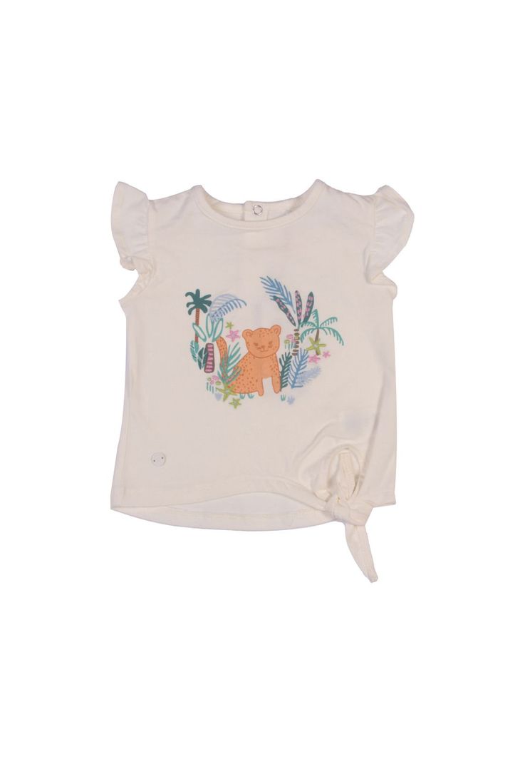 Polera Bebe Niña Blanco Pillin-0