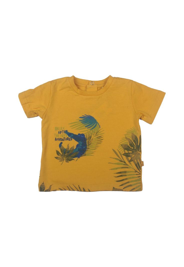 Polera Bebe Niño Amarillo Pillin-0