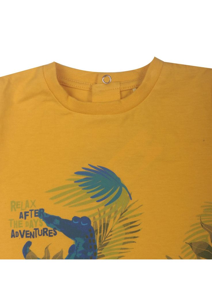 Polera Bebe Niño Amarillo Pillin-3