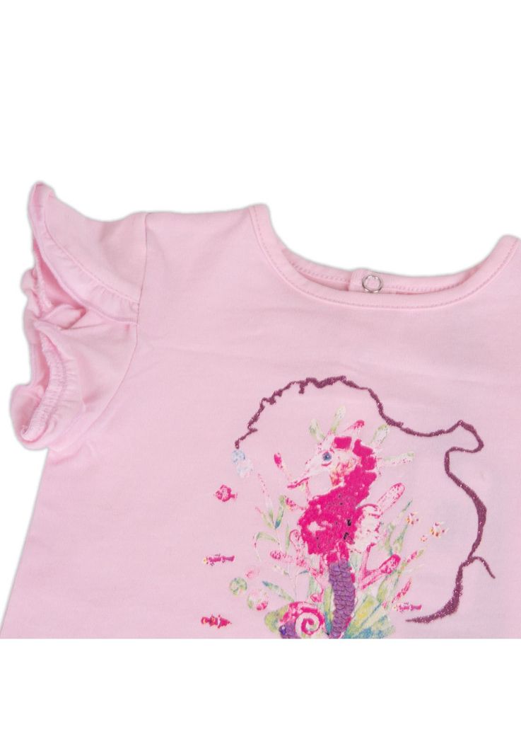 Polera Bebe Niña Rosado Pillin-1