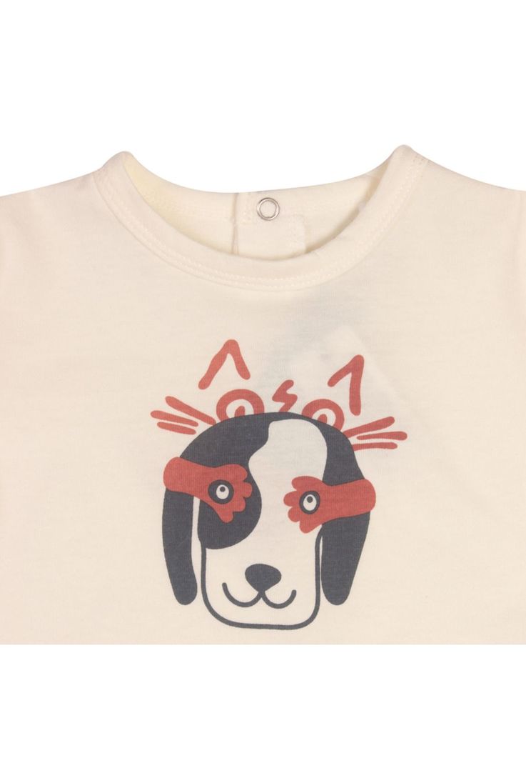 Polera Manga Larga Bebé Niño Crudo Pillin-3