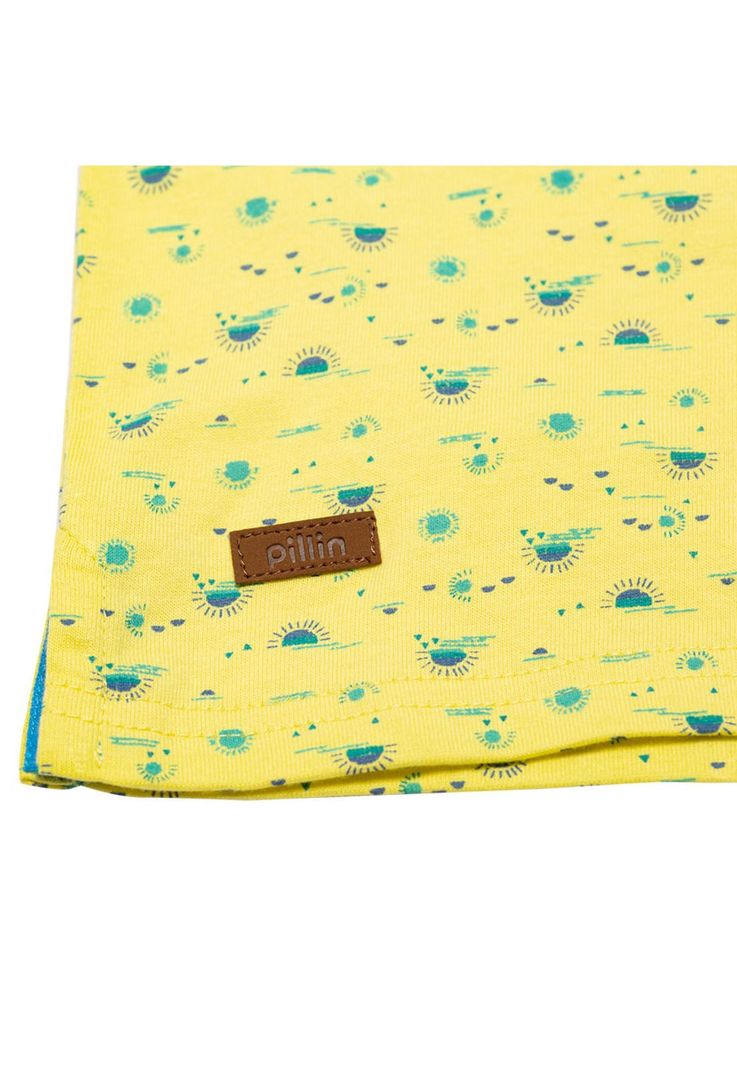 Polera Bebé Niño Amarillo Pillin-2