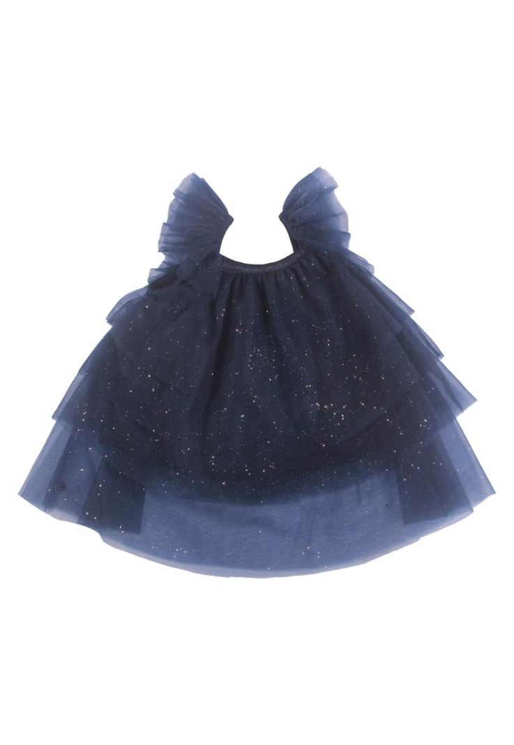 Vestido Bebe Niña Azul Pillin-0