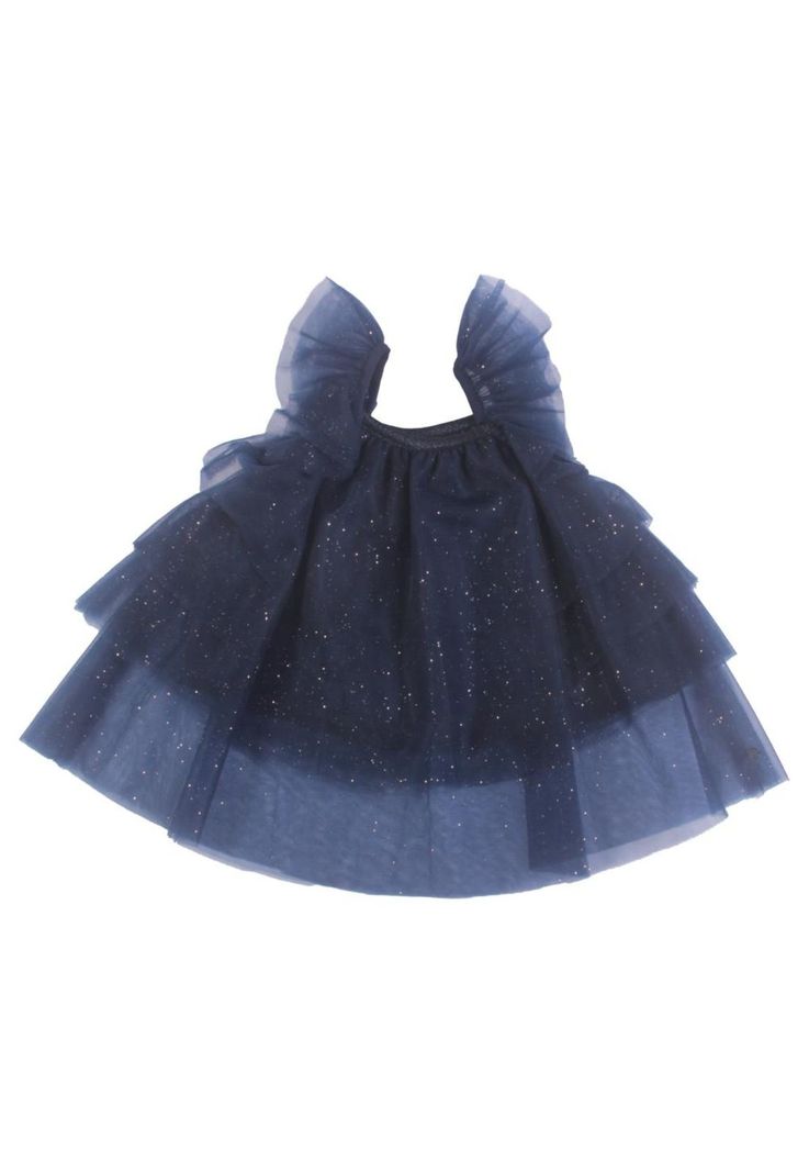 Vestido Bebe Niña Azul Pillin-3