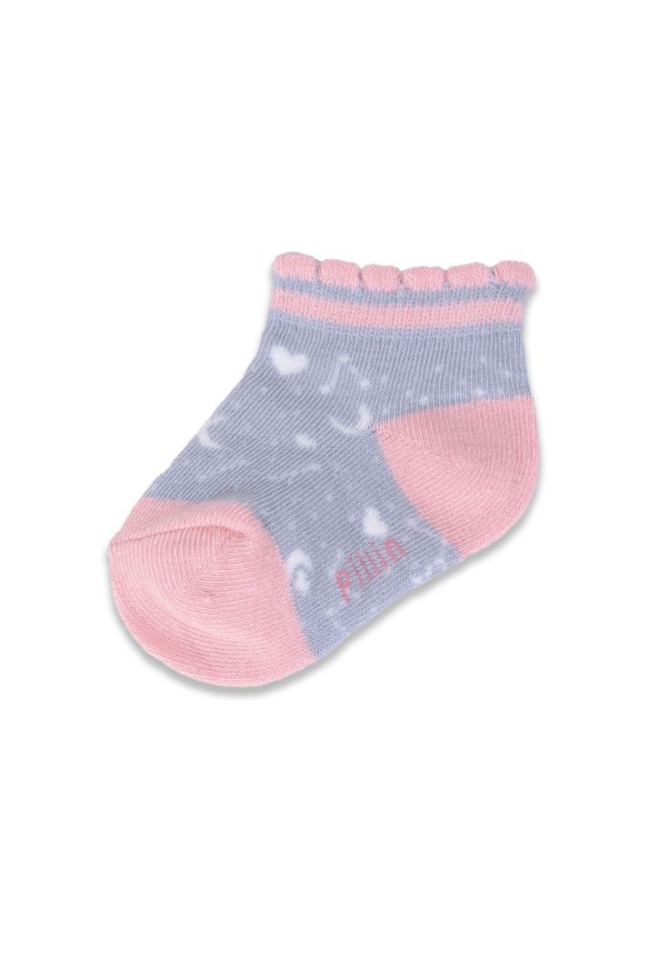 Pack 3 Pzas Calcetines Bebé Niña Multicolor Pillin-2