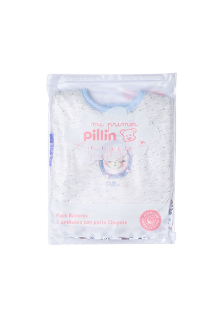 Pack 3 Bandanas Bebé Niña Colores Pillin-0