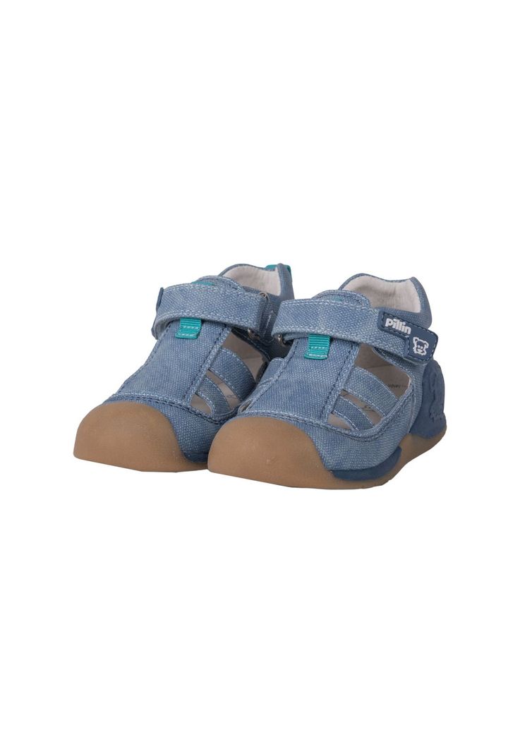 Sandalias Pasos Bebe Niño Celeste Pillin (PZA205-24CEL)-0