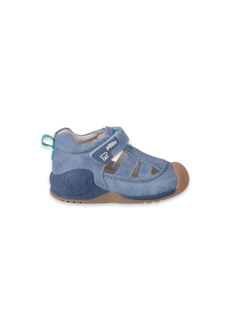 Sandalias Pasos Bebe Niño Celeste Pillin (PZA205-24CEL)-2