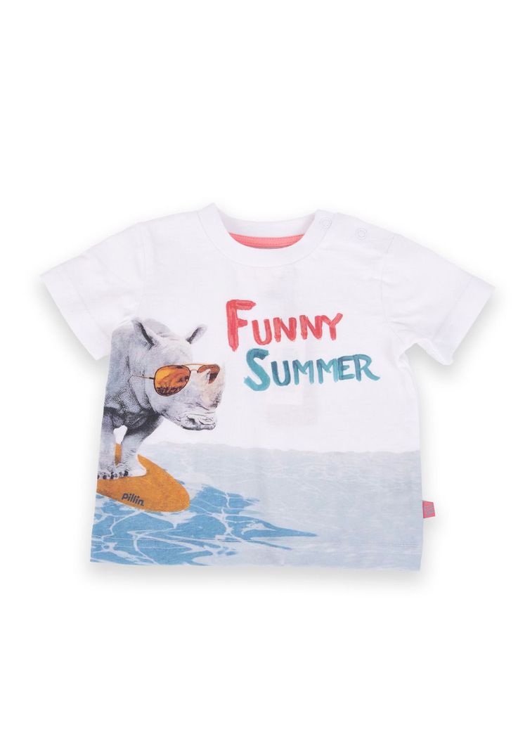 Polera Bebé Niño Blanco Pillin (PVA654-24BCO)-0