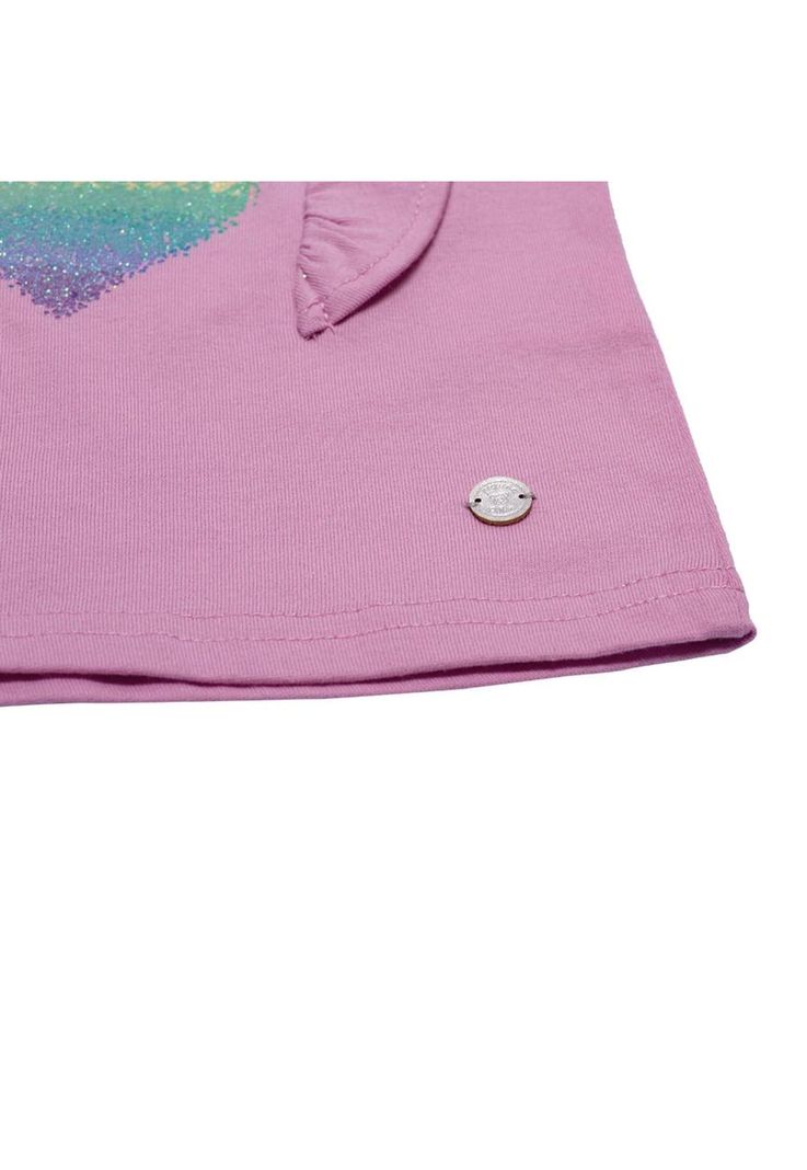 Polera Manga Corta Bebe Niña Lavanda Pillin-2