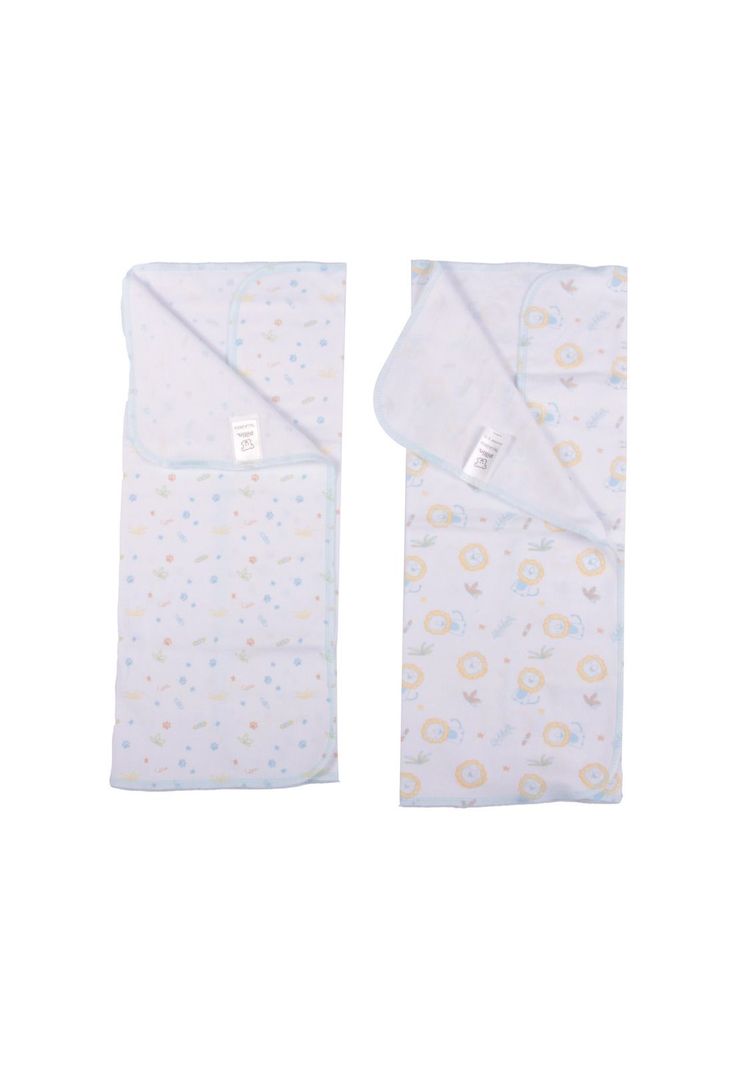 Set 2 Pzas Manta Bebe Niño Multicolor Pillin-2