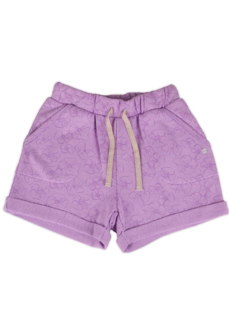 Short Franela Niña Lavanda Pillin-0