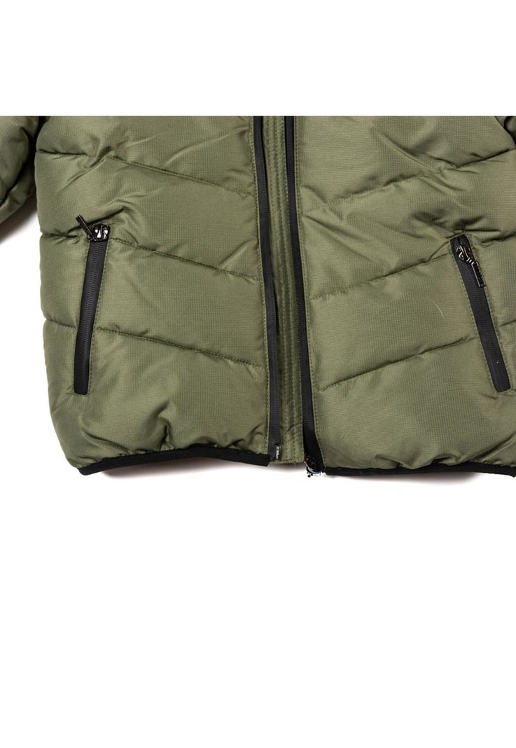 Parka con  Capucha Niño Verde Pillin-2