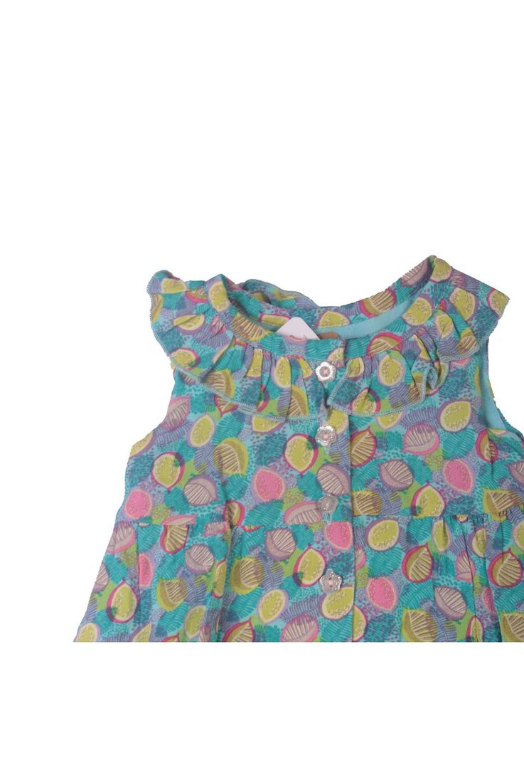 Vestido Bebe Niña Turquesa Pillin-1