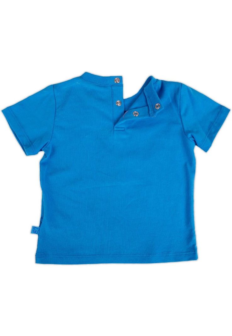Polera Bebe Niño Azul eléctrico Pillin-2