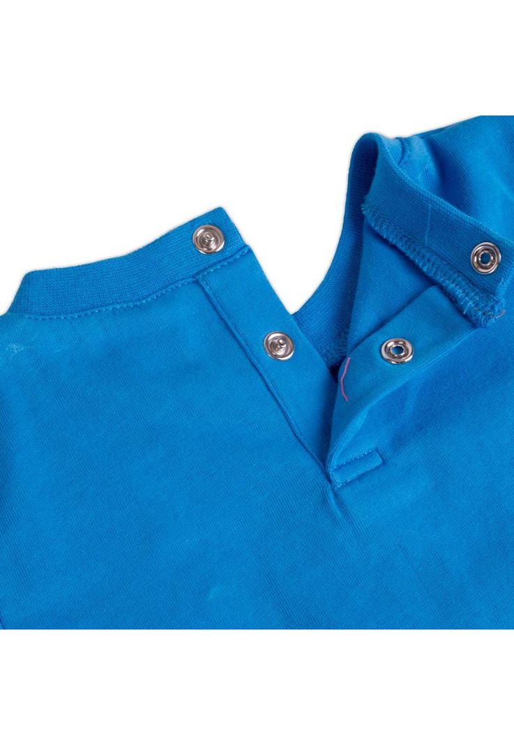Polera Bebe Niño Azul eléctrico Pillin-3