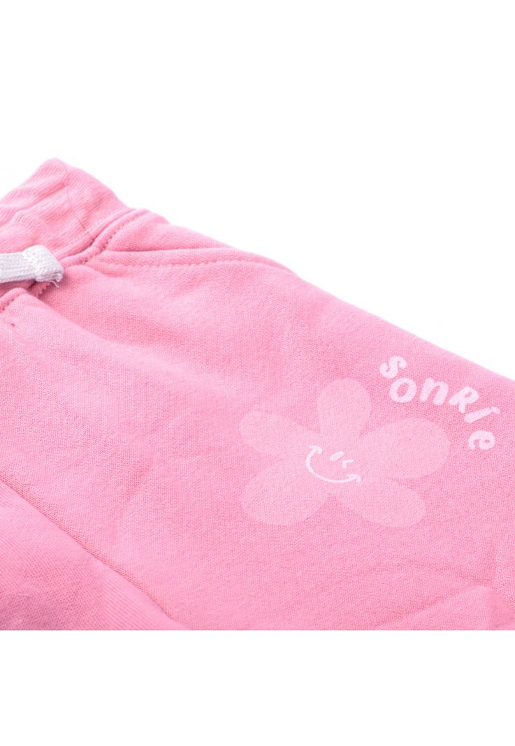 Pantalón Buzo Bebé Niña Rosado Pillin-1