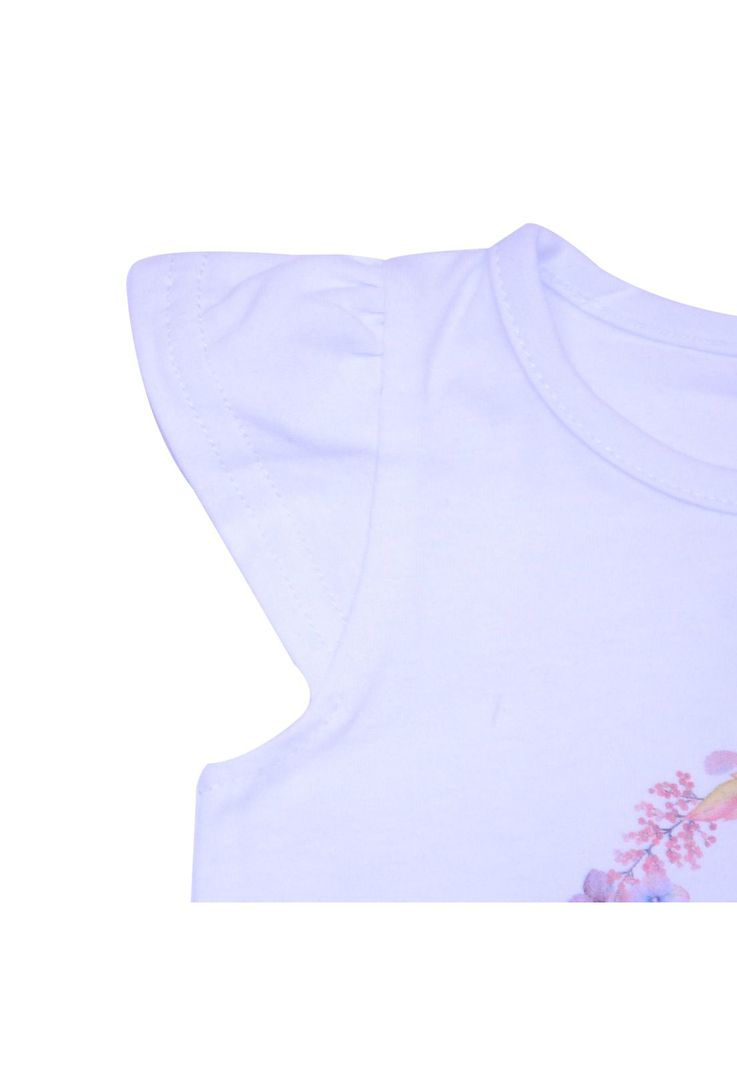 Polera Bebe Niña Blanco Pillin-2