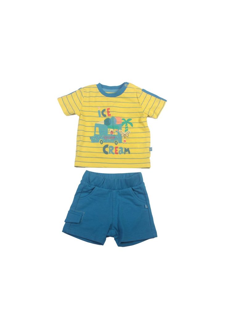 Conjunto Bebe Niño Amarillo Pillin-0