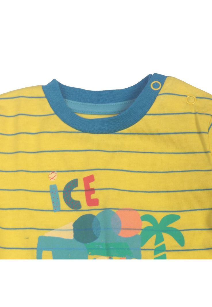 Conjunto Bebe Niño Amarillo Pillin-3