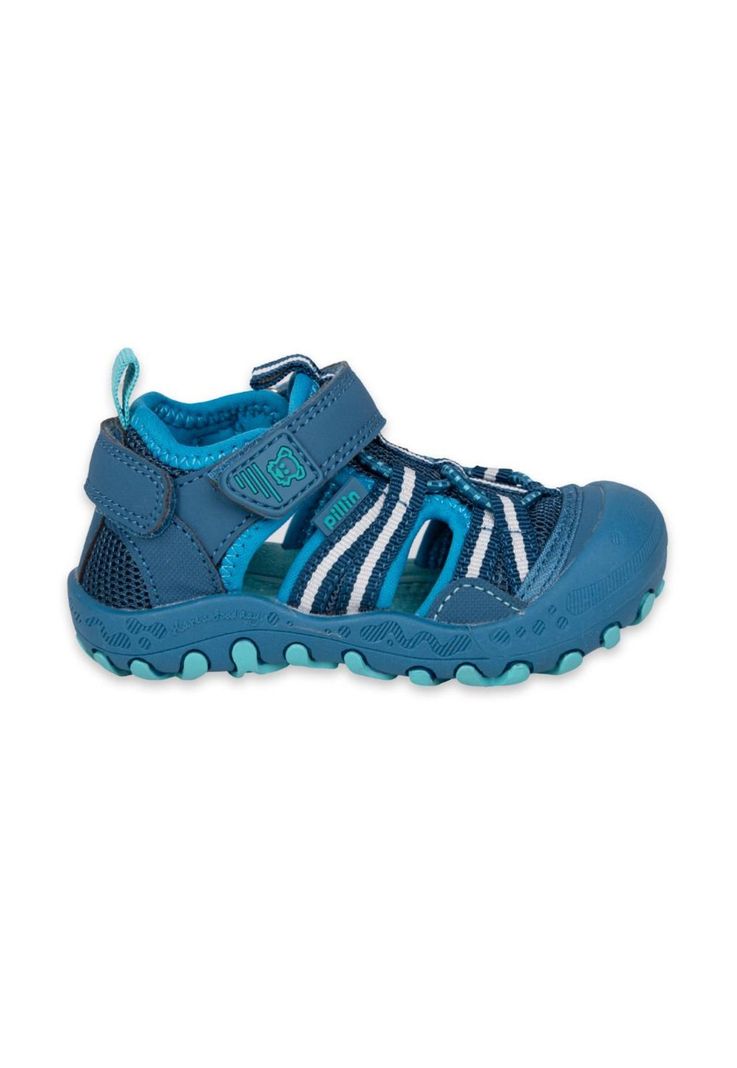 Sandalias Outdoor Bebe Niño Azul marino Pillin-2
