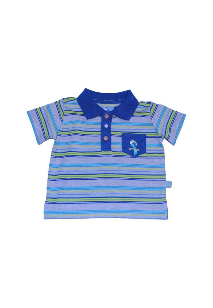Polera Bebe Niño Gris claro Pillin-0