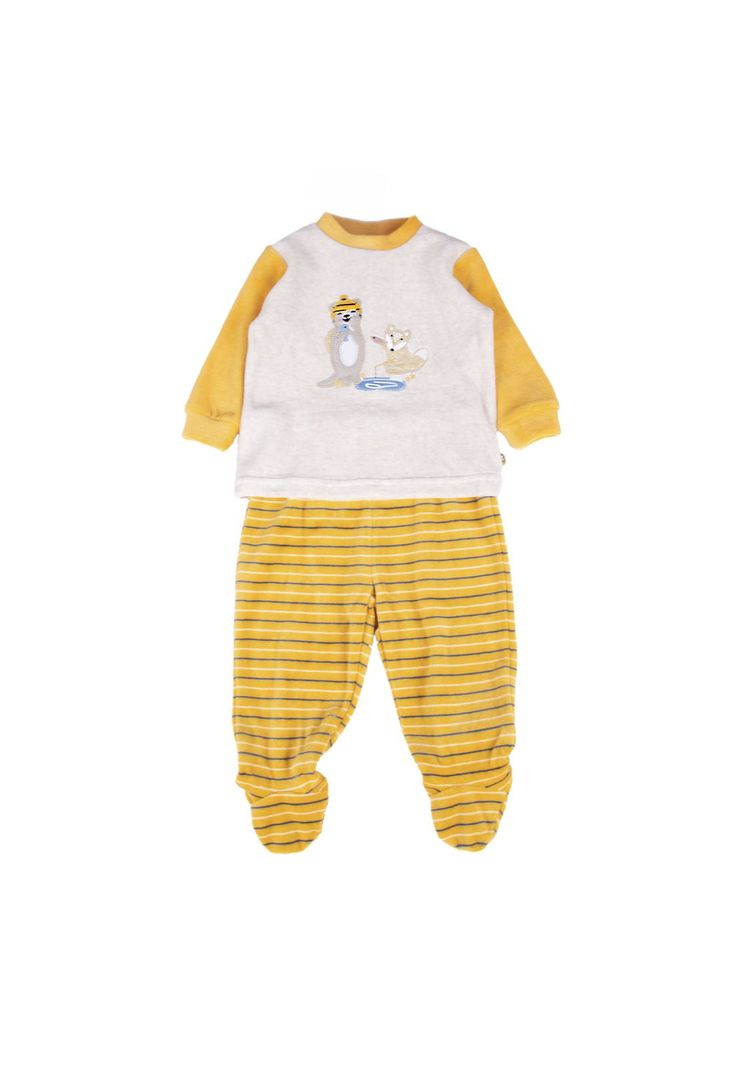 Conjunto Bebe  Amarillo Pillin ( PVB318-25MOS )-0