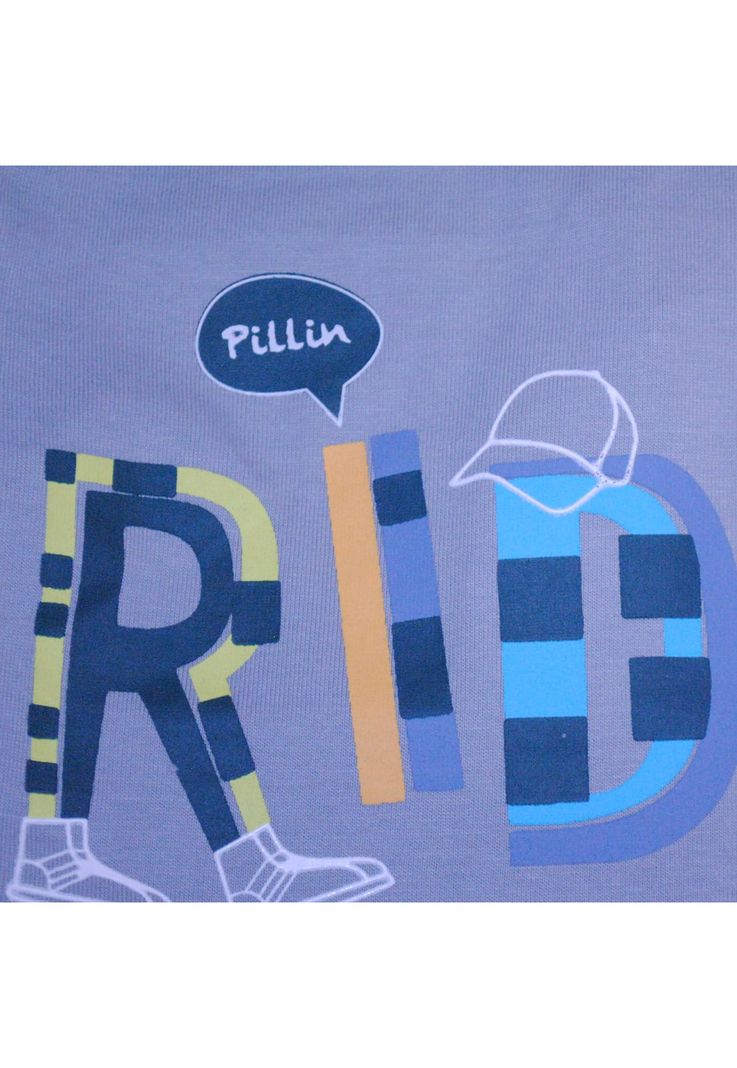 Polera Bebe Niño Gris Pillin-3