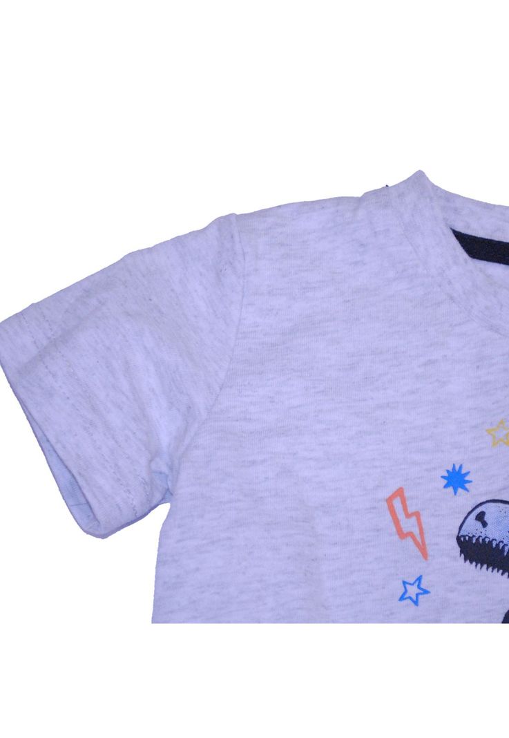 Polera Bebe Niño Gris claro Pillin-2