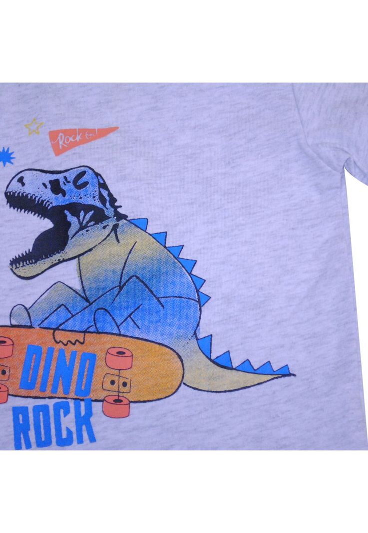 Polera Bebe Niño Gris claro Pillin-3