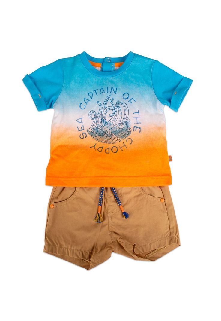 Conjunto Bebe Niño Azul petróleo Pillin-0