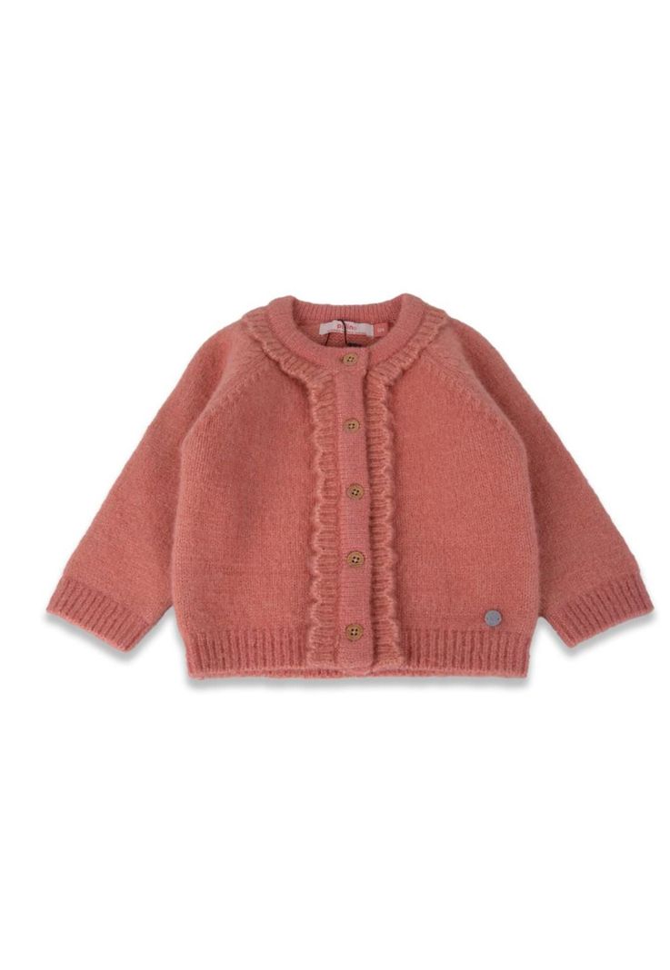 Chaleco Bebé Niña Rosa Pillin-0