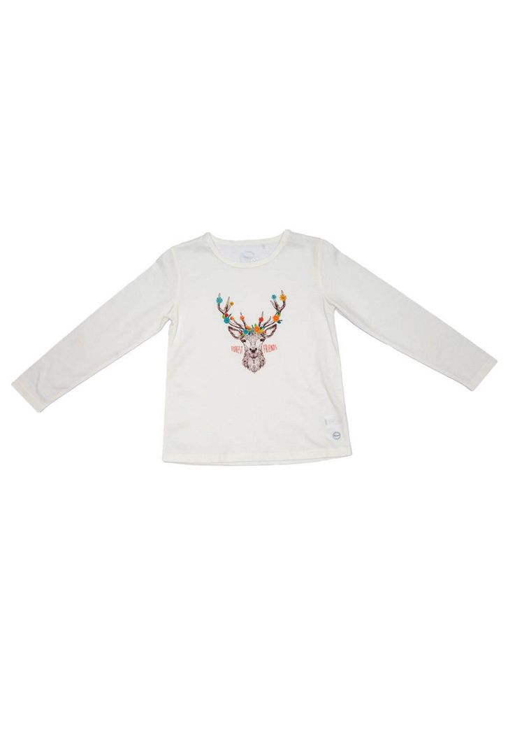 Polera M/L Estampada Nina Crudo Pillin