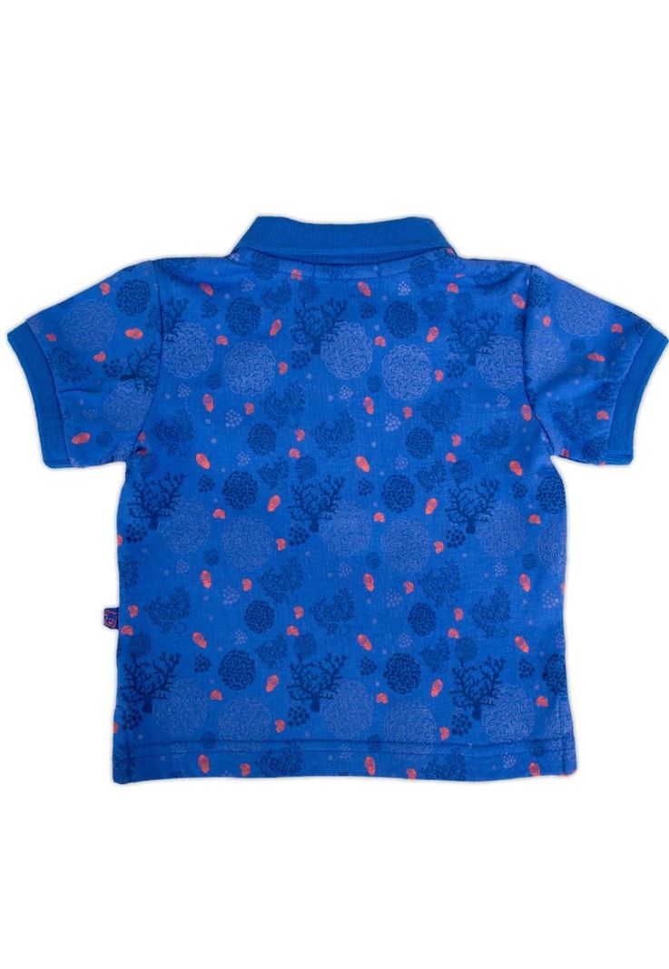 Polera Bebe Niño Azul petróleo Pillin-3
